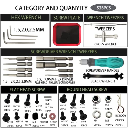 RC Repair Stand & 523PCS Kit