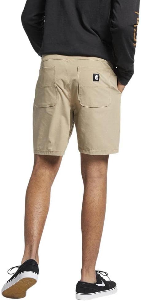 Hurley Mens Carhartt Work Short Solid 19", Dark Khaki - 28