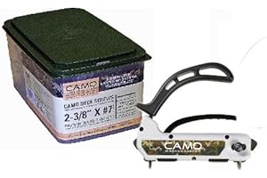 Camo 1750-Pro Pack 2 3/8 inch - 1750 Count Screws and Marksman Pro Fastening Tool