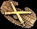 Field Artillery Combat Action Badge US Army FA CAB Military Antique Insignia Pin