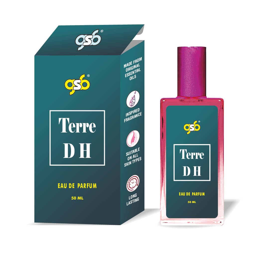 GSB Terre De Eau De Parfum Inspired From Terre De Harmes | Clone Fragrance | Designer EDP Spray For Men & Women | Luxury Perfume | Long Lasting | 50 ML