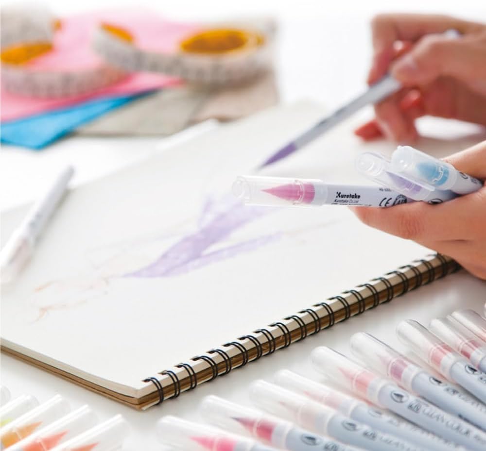 Zig Clean Color Real Brush Fırça Uçlu Marker Kalem 24lü Set-Zig Clean Color Real