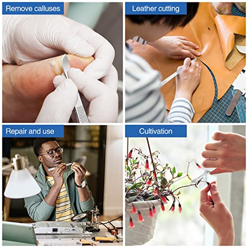 21PCS-20-Scalpel-Blades-with-10-Scalpels-Surgical-Sterile-Blades-Including-1-HandleLaboratory-Blade-Lab-Knives-Carving-Blades-with-Handle-Art-Blades-Practicing-Cutting-Crafts-More