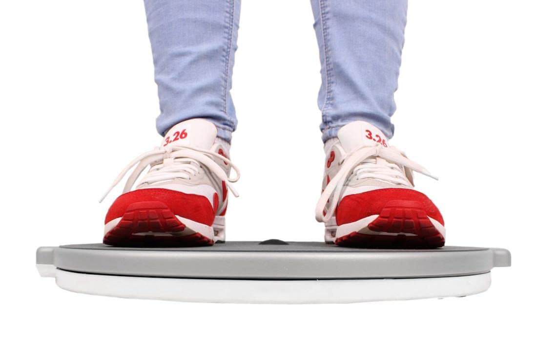 FabaCare Drehscheibe EasyTransfer, Drehteller mit 360° Endlosdrehung, Transferhilfe bis 130 kg, rutschfeste Transferscheibe, Umsetzhilfe 41 cm Durchmesser