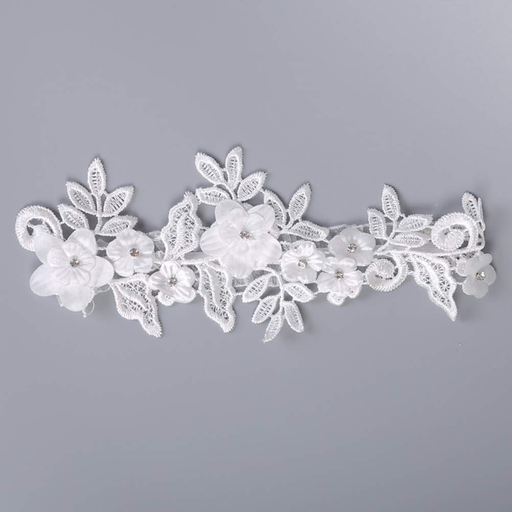 Amazon.com: LEIXIUSM Belt Western Wedding Bride Garter Belt Lace Rhinestone  Flower Bridal Foot Decor Floral Ornaments Ladies : Clothing, Shoes & Jewelry