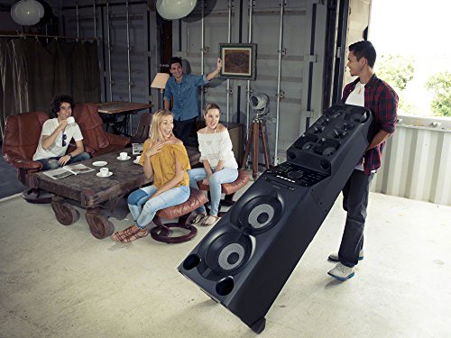 Image of Sony Onebox MHC-V90DW 1.0 Channel Wireless Bluetooth Speaker (Black)