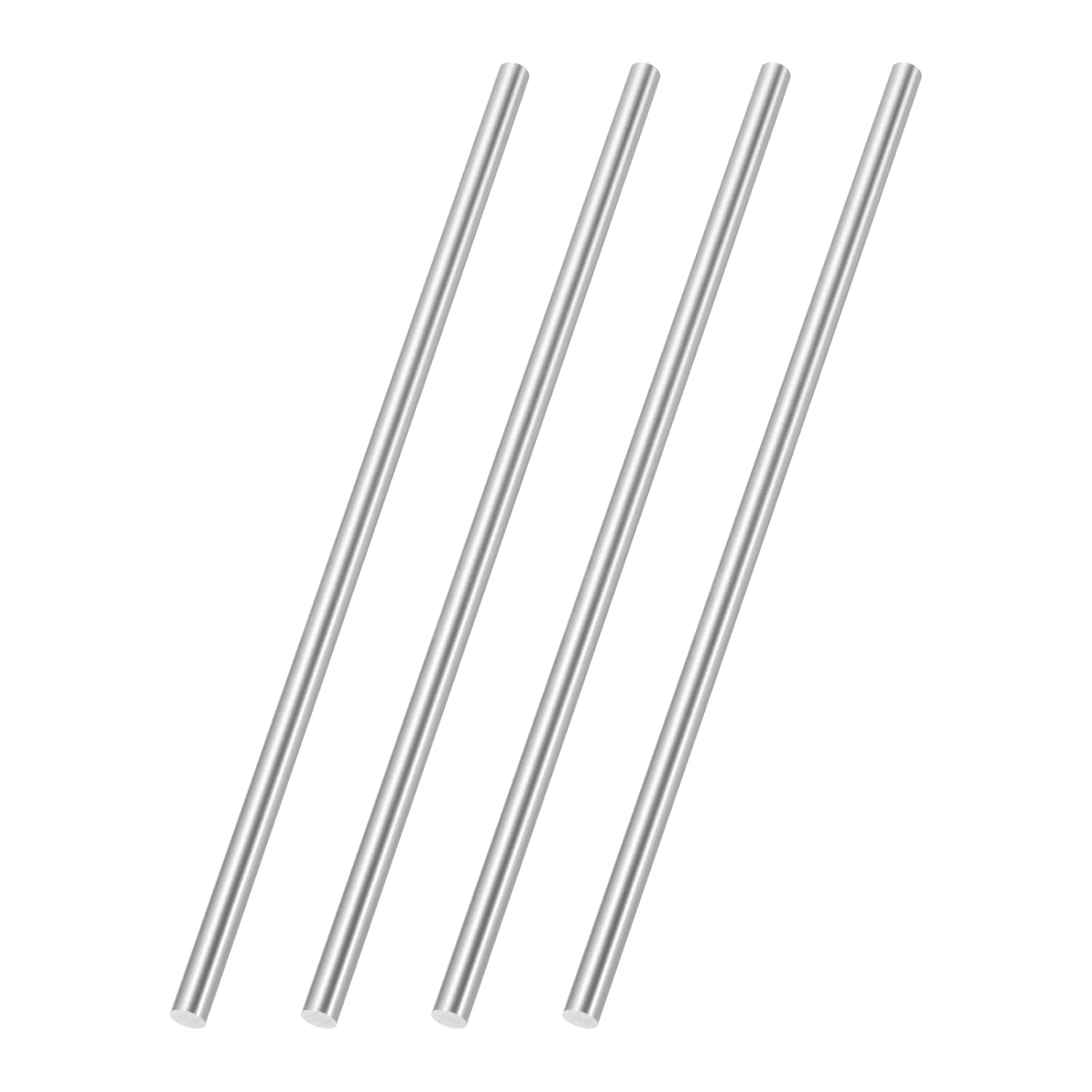 4 Pcs Round Rods Steel 5mm Diameter Bar Quick Steel For Lathe Tool 100mm Long for Axles Gears Drills Lathes Machine Drilling Turning Mini Axis Pin