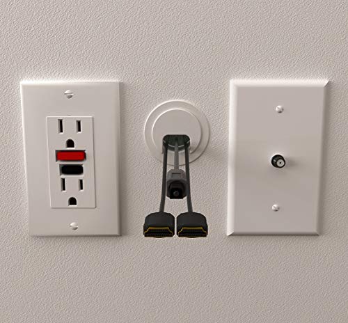 Twist Lock Grommet TLG19 White) Cable, Wire, Cord Management - Self Locking Grommet thumb #4