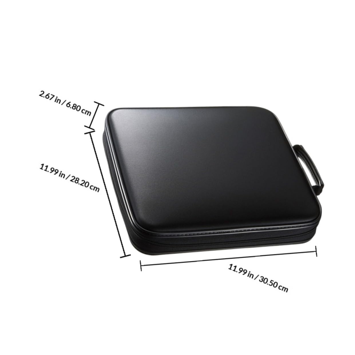 Artibetter Custodia Rigida Portatile per CD e Dvd da 160 Dischi Organizer Rivestimento Interno Anti-Graffio in Materiale Non Tessuto Maniglia per Trasporto Facile Protezione da Urti e