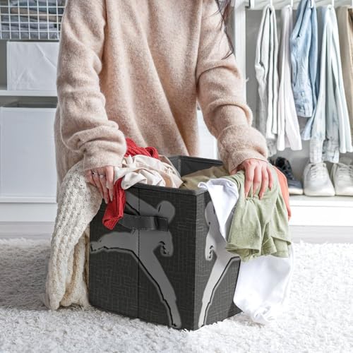 Cubes de rangement pliables à poignée renforcée pour vêtements - 7