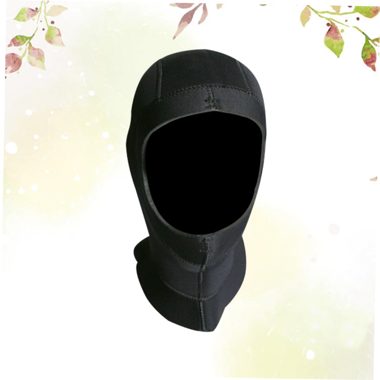 De Buceo Capucha De Neopreno De Tapa De Buceo para Surf y UV y Aislamiento Térmico Color Negro