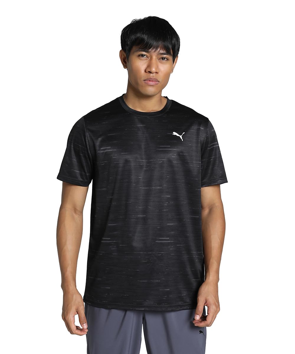 M TAD Essentials AOP Tee Puma Black