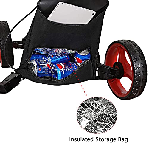 Kxdlr Golf Push Cart, Folding 4 Wheel Golf Trolley For Golf Bag, Lightweight Compact Golf Caddy With Umbrella Holder, Hand Brake, Cup Holder, Push & Pull Golf Cart ​For Golfers/Clubs #TOP3