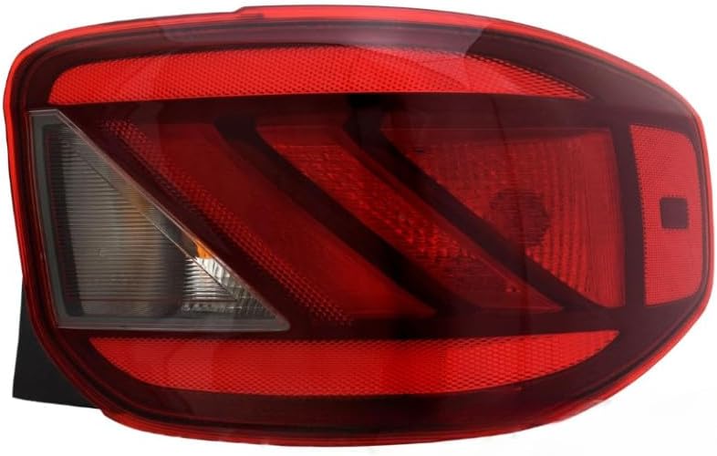 KarParts360 For Hyundai Venue 2020 21 22 23 2024 Tail Light Passenger Side | Red And Clear Lens | PC+ABS Plastic Housing | PMA Plastic Lens | With Bulbs | Replacement For HY2801152 | 92402-K2010