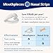 ZQuiet, Anti-Snoring Mouthpiece, Starter Pack with 2 Sizes, Living Hinge & Open Front Design for Comfort & Easy Breathing, Clear