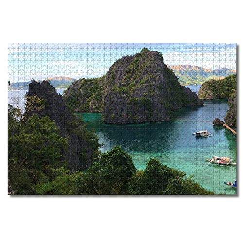Umsufa Philippines Kayangan Lake Coron Island Palawan Jigsaw Puzzles