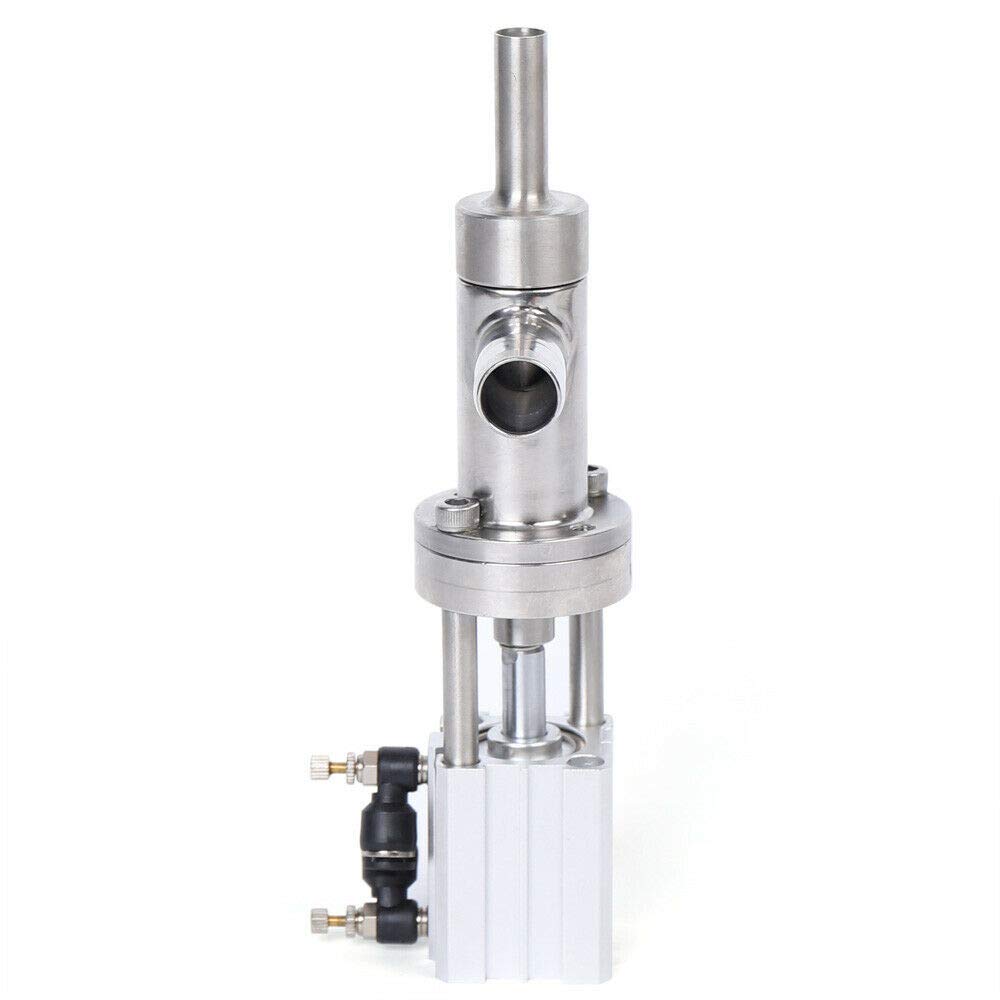 Gdrasuya10 Liquid Filling Machine, Stainless Steel Liquid Paste Filling machine Filling Nozzle Heads Parts 12mm