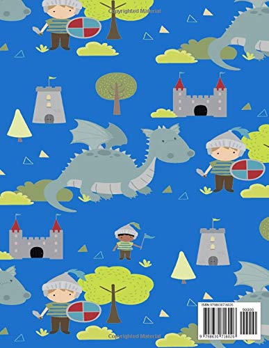 My Dragon Journal: Boys Cute Writing Notebook For School Student Assignments Taking Notes and Creative Story Telling - Kids Blank Lined Wide Ruled Notepad (Dragon Theme Writing Notepad) - Image 2