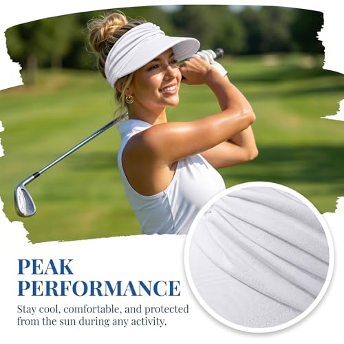 Visera deportiva ligera plegable para mujer miniatura 3