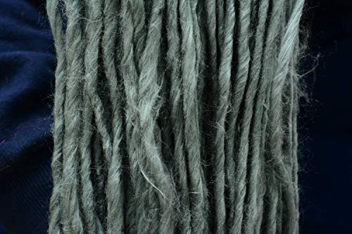 Image of M.G ENTERPRISE Knitting Roving Yarn Medium Thick Wool, Grey 100 gm Best Used with Knitting Needles, Crochet Needles Wool Roving Yarn for Knitting. by M.G ENTERPRISE