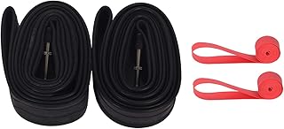 2 Pack 650B 27.5x1.9/2.125 Bike Inner Tube Presta Valve with Tire Levers and Rim Strips, 27.5" Bike Tubes Compatible with 27.5x1.9 27.5x1.95 27.5x2.0 27.5x2.125 27.5 Inch Bicycle Tire Tyre