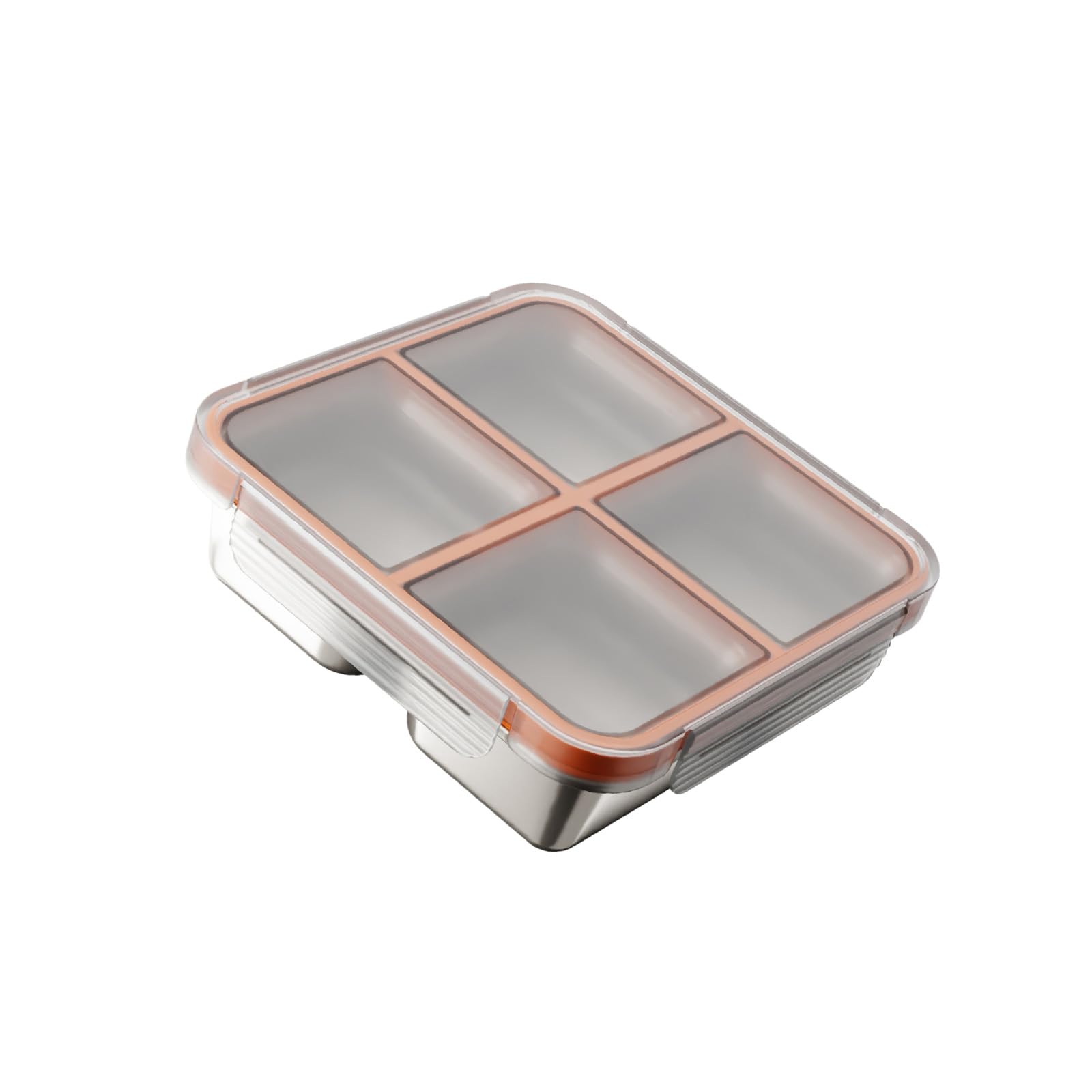 Oxxggkao User Friendly Quarter Partition Nonrust Steel Bentos Box Rustless Lunch Box