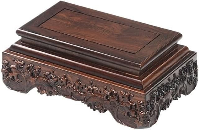 Socle de pot de fleur en bois pour une décoration zen et naturelle du salon