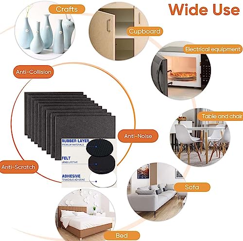Image of DIY Crafts 3 INCH Brawn, Felt Furniture Pads - Floor Protector Chair Felts Pads for Furniture Feet Wood Floors Best Furniture Pads for Floors Protect Your Hardwood, Laminate, Vinyl, Tile Pcs:- (20)