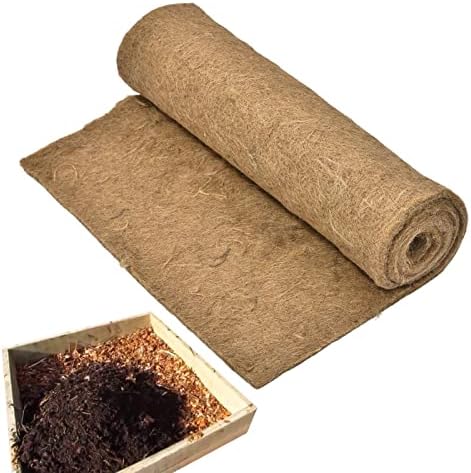 Worm Blanket | Worm Blanket,Mat Fits Any Worm Bin, Jute Fiber Mat for Planter Window Box Flower Basket, Garden Decoration Animal Pet Pad Liner Germplasm