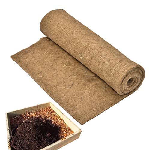 Worm Blanket | Worm Blanket,Mat Fits Any Worm Bin, Jute Fiber Mat For Planter Window Box Flower Basket, Garden Decoration Animal Pet Pad Liner Germplasm #TOP2