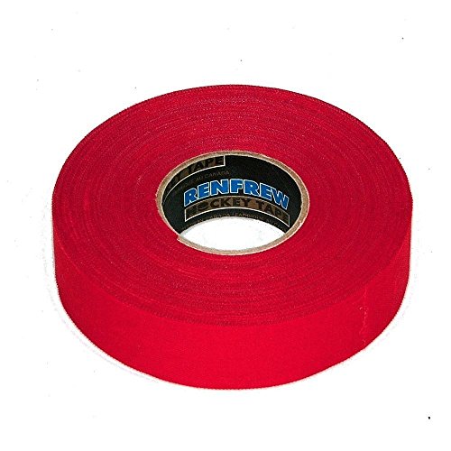 Renfrew PRO (1) Single Roll Cloth Hockey Stick, Blade Tape - 24MM x 25M (Red)