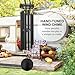 ASTARIN 48'' Wind Chimes for Outside Deep Tone - Large Windchimes with 6 Heavy Tubes, Outdoor Memorial Chimes Outdoor for Garden Hanging Décor,Sympathy Gifts，Black