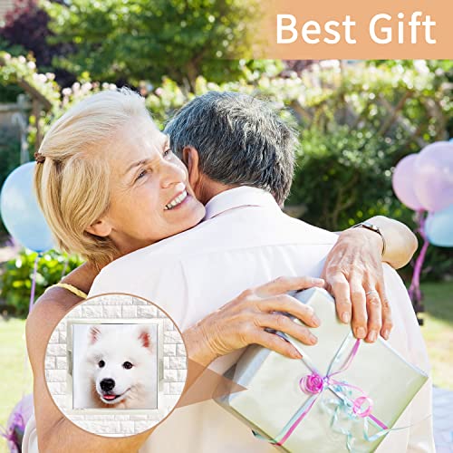 Decanit 4X4 Picture Frames Silver Metal Photo Frames For Tabletop Display And Wall Decoration-Best Gifts For Family #TOP6