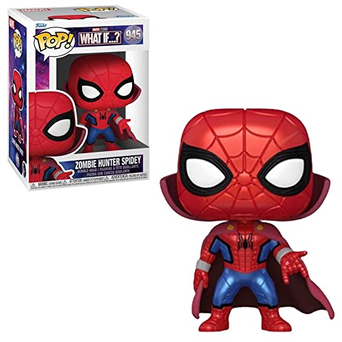 What If...? Funko Pop! Zombie Hunter Spidey (Metallic) #945