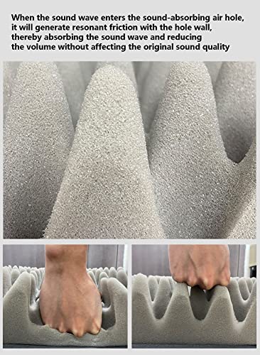 Genérico Paneles acústicos insonorizantes para Salas de Piano - Paneles de Espuma amortiguadores para Piano Vertical - Reducción de Ruido, Calidad de Sonido Mejorada, Tratamiento acústico para estudi