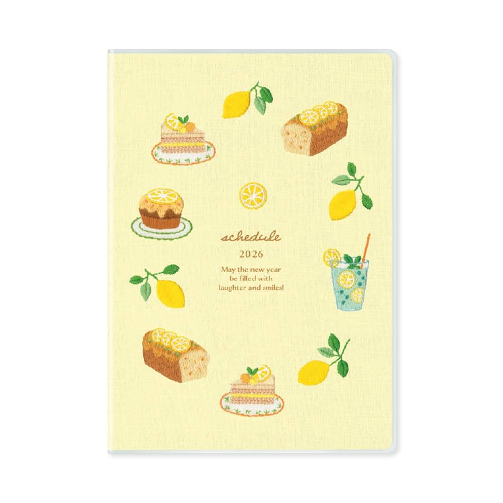 Amazon.co.jp: 2026年 手帳 B6 月間ブロック見開き 刺しゅう