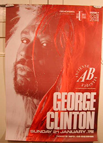 Affiche Cliton Geoge 67X97Cm pour habiller un mur vide avec style