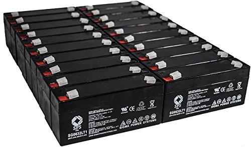 SPSBrand 6V 3.2Ah (Termina LT1) Replacement Battery for Digitron Scales 1120A (24 Pack)