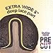 Sensationnel Butta Lace Precut Wigs - Unit 7 Glueless Extra Wide 5 Inch Deep Parting Synthetic Pre Tweezed Smaller Knot Hairline (1B OFFBLACK)