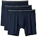 David Archy Men's 3 Pack Ribbed Micro Modal Boxer Briefs With No-Fly Extra Sexy Pouch