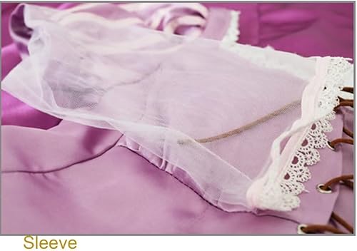 Miniatura 5 de Vestido morado Rapunzel Cosplay Disfraz de princesa Lepe vestido mágico púrpura