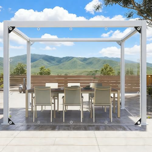 Lona de barco multiusos exterior transparente para camping y terrazas 2
