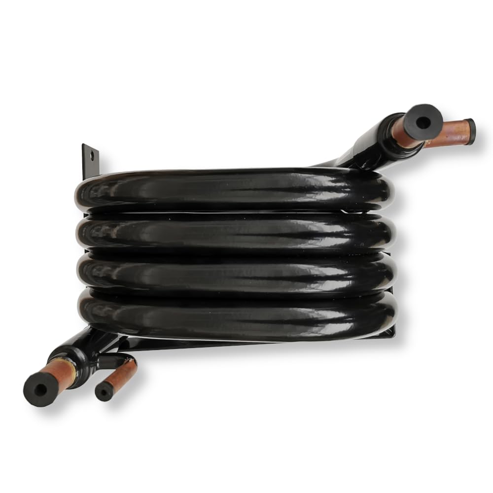 Condensador de agua coaxial de 3,52 kW para instalaciones frigoríficas, intercambiador de calor de condensación para sistema frigorífico