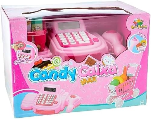 Caixa De Mercado Art Brink Candy Max Crianças Luzes E Sons Divertida