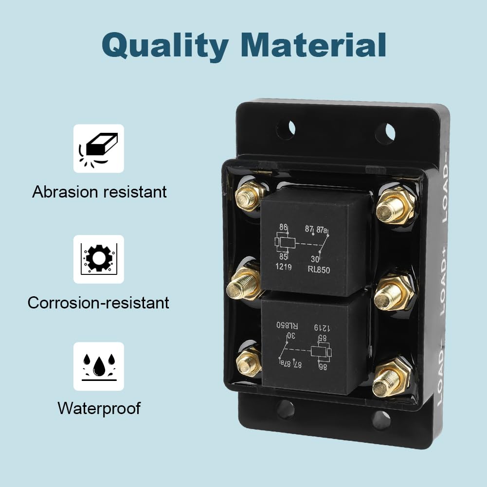 Forward and Reverse Relay Module Compatible with Tarp Motor, Winch Motor, Snow Plow and Lift Replacement for 5541100, 24452, 13994, K10746M, ATP011, ATP0110, CH 24452