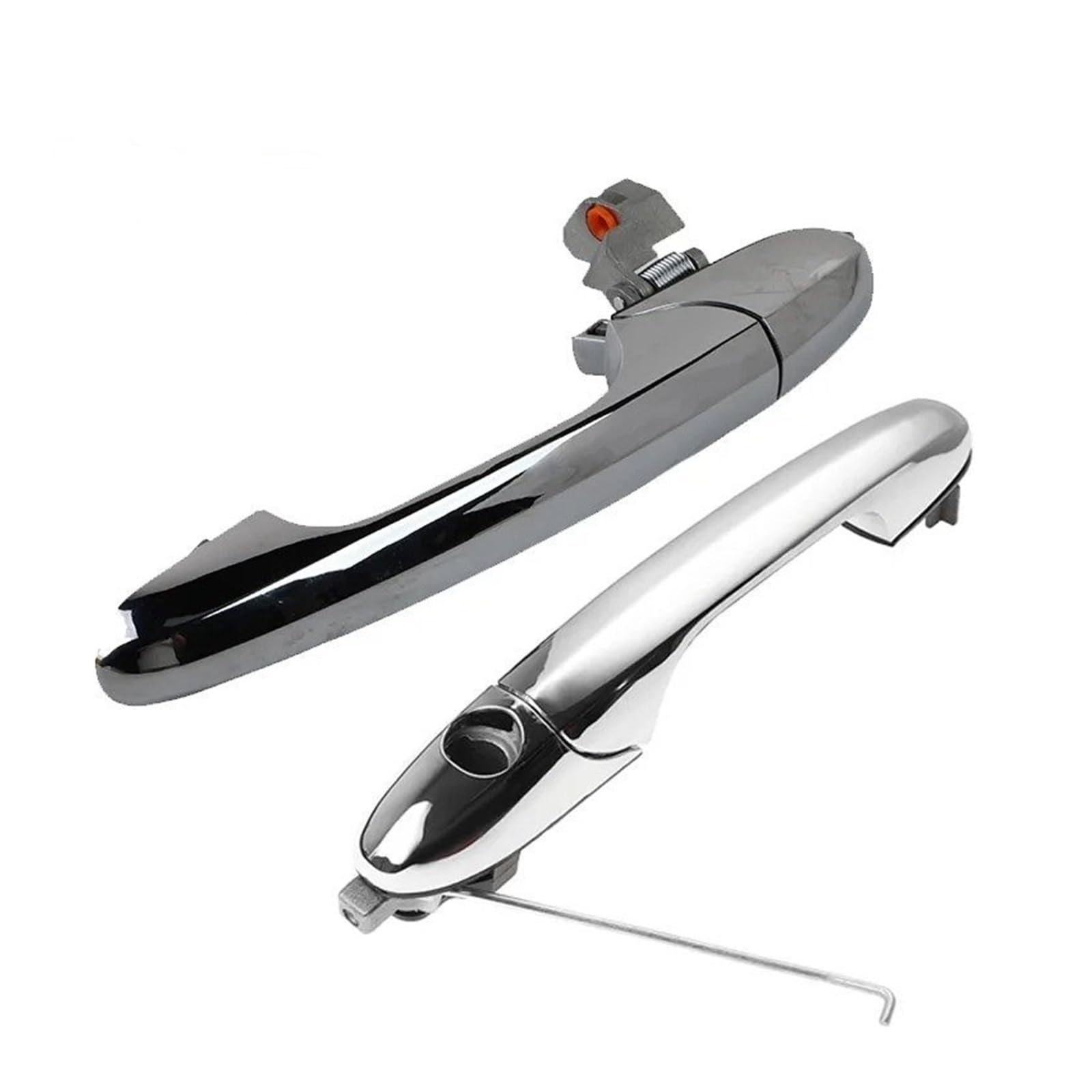 Wjwftcmk Right Exterior Door Handle 735592012 735592026 for Alfa for Romeo for 147 2000-2010 Left Handle(A Set)