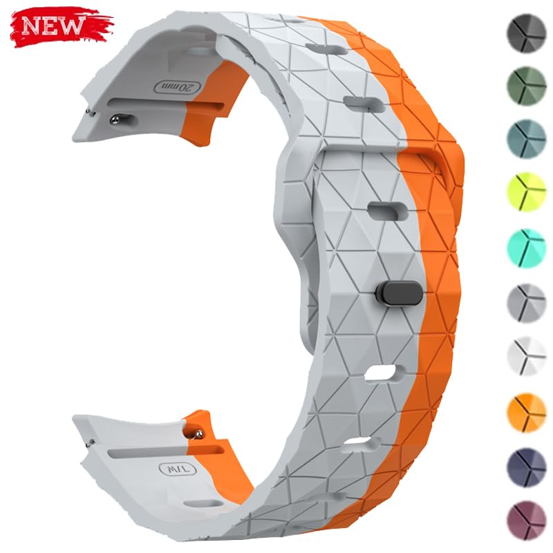 Correa de silicona de 20 mm transpirable e impermeable para reloj 6 Classic de 47 mm 3