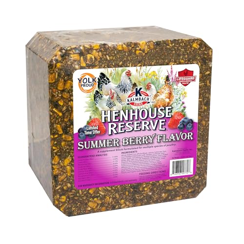 Kalmbach Feeds Henhouse Reserve Summer Berry Flavored Treat Block for