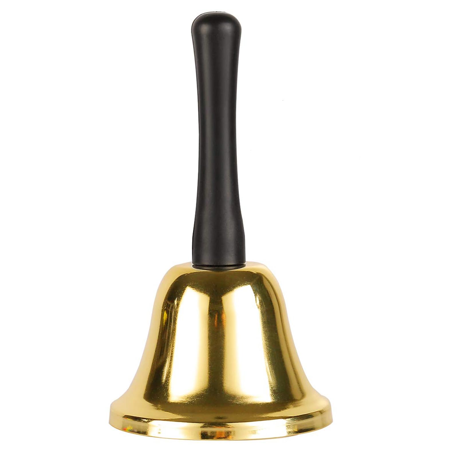 Cloches à Main en Métal,Service Bell Cloche à Main Cloche d'appel Claire et Forte Sonnettes d'alarme à Poignée en Bois pour Cloche De Réception Cloche Dîner Métal Sonnette de Service