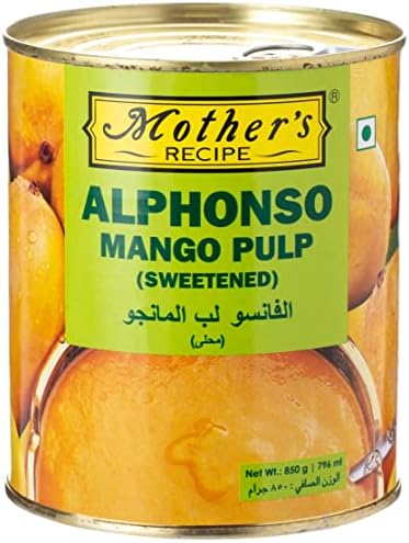 Mother's Recipe Alphonso Mango Pulp 850Grams
